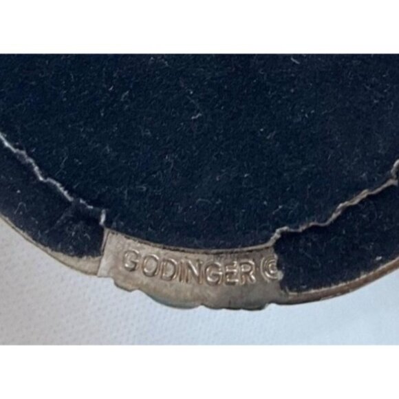 Vintage Godinger Ornate Silver-Plated Candle Holder Intricate Floral Details - Picture 7 of 12